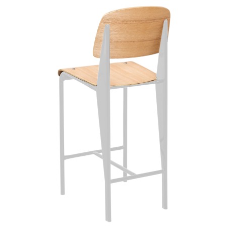 INGEL Bar Stool with Backrest