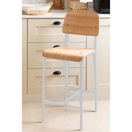 INGEL Bar Stool with Backrest