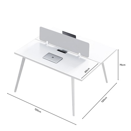 WIKSTROM 2 Seater Work Station