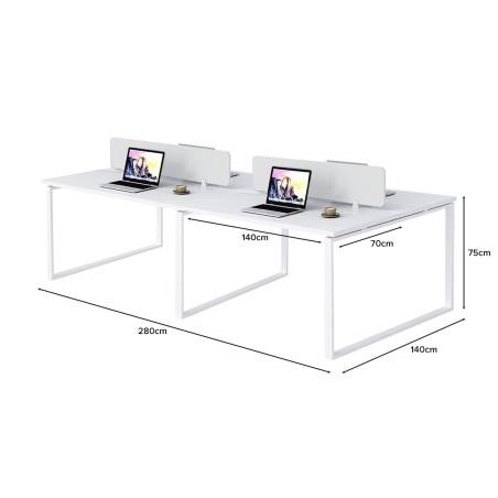 JOHANSSON 4 Seater Work Station