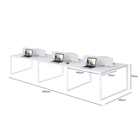 JOHANSSON 6 Seater Work Station