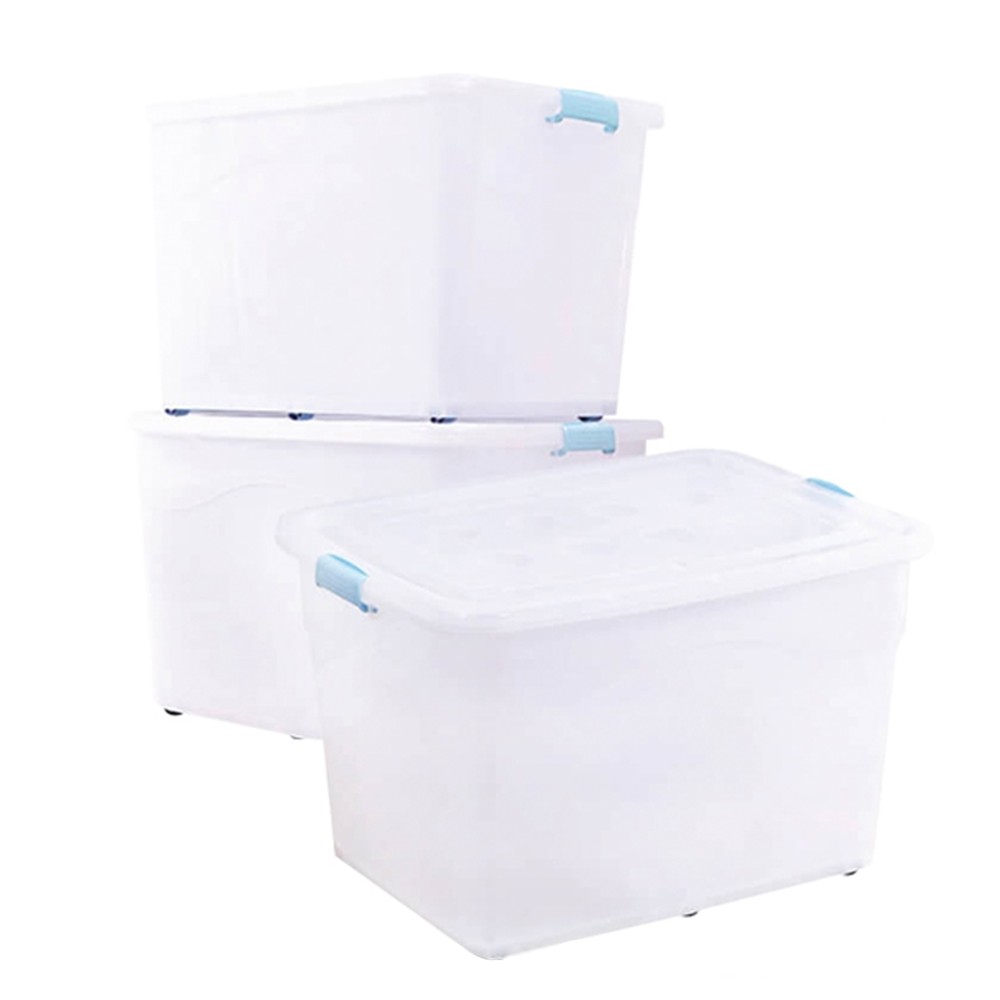 Transparent Bundle of 3 Storage Box - JIJI.SG