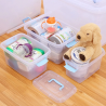 Transparent Bundle of 3 Storage Box - JIJI.SG