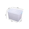 Transparent Bundle of 3 Storage Box - JIJI.SG