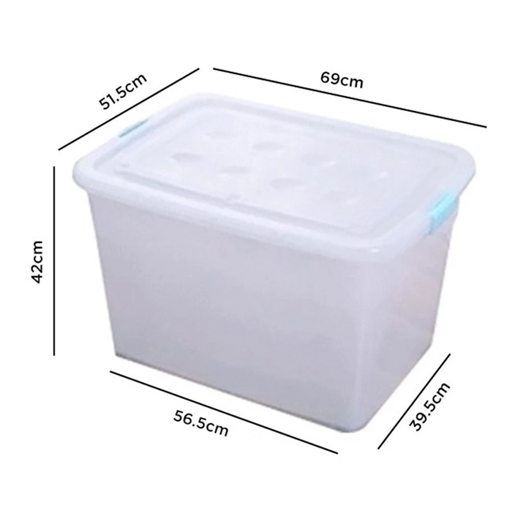 Transparent Bundle of 3 Storage Box - JIJI.SG