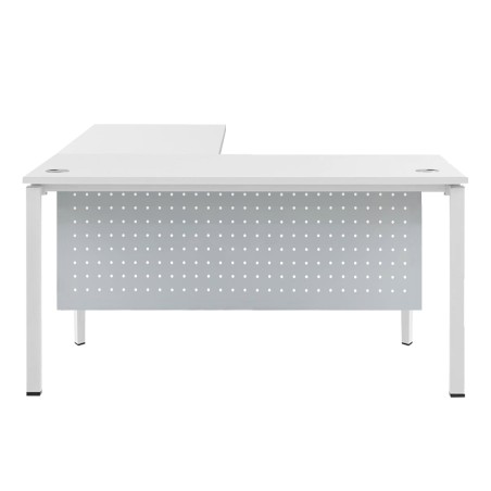 FORSBERG L-Shaped Office Desk with Modesty Panel