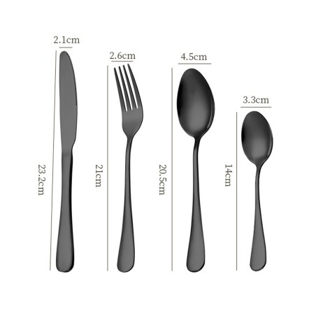 IORY 4pcs Cutlery Set