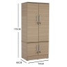 NAOMI Wardrobe with 4 Doors - JIJI.SG