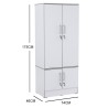 NAOMI Wardrobe with 4 Doors - JIJI.SG