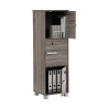 NAOMI Cabinet Bookcase with Keylock - JIJI.SG