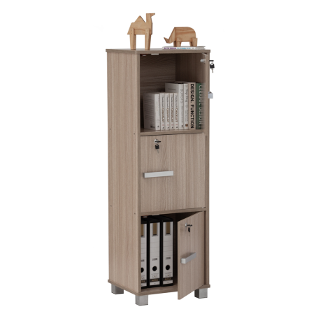 NAOMI Cabinet Bookcase with Keylock NAOMI Cabinet Bookcase with Keylock