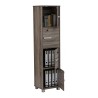 NAOMI Cabinet Bookcase with Keylock - JIJI.SG