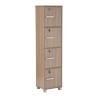 NAOMI Cabinet Bookcase with Keylock - JIJI.SG