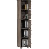 NAOMI Cabinet Bookcase with Keylock - JIJI.SG