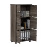 NAOMI Cabinet Bookcase with Keylock - JIJI.SG