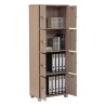 NAOMI Cabinet Bookcase with Keylock - JIJI.SG