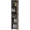 NAOMI Cabinet Bookcase with Keylock - JIJI.SG