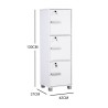 NAOMI Cabinet Bookcase with Keylock - JIJI.SG