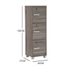 NAOMI Cabinet Bookcase with Keylock - JIJI.SG