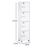 NAOMI Cabinet Bookcase with Keylock - JIJI.SG