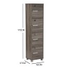 NAOMI Cabinet Bookcase with Keylock - JIJI.SG