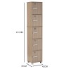 NAOMI Cabinet Bookcase with Keylock - JIJI.SG