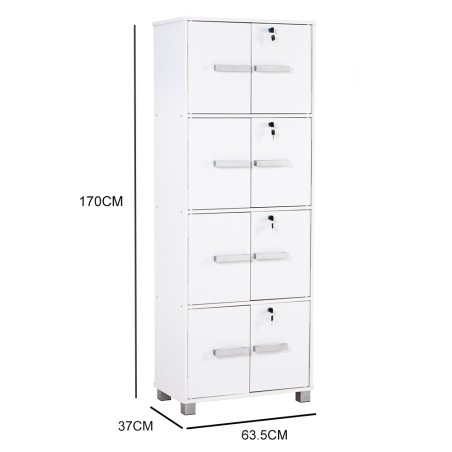 NAOMI Cabinet Bookcase with Keylock NAOMI Cabinet Bookcase with Keylock