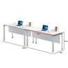 FORSBERG 2 Seater Work Station with Modesty Panel - JIJI.SG