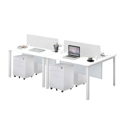 FORSBERG 4 Seater Work Station with Modesty Panel