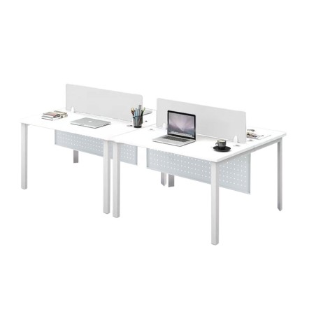 FORSBERG 4 Seater Work Station with Modesty Panel