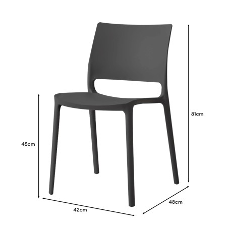 JORIS Chair, Stackable