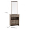 NAOMI Dressing Table With Stool - JIJI.SG