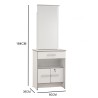 NAOMI Dressing Table With Stool - JIJI.SG