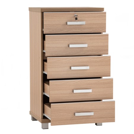 NAOMI Chest of 5 Drawers