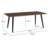 DANISH Rectangular Coffee Table - JIJI.SG