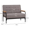 DARIUS 2 Seater Sofa - JIJI.SG