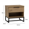 WESTON Bedside Table - JIJI.SG