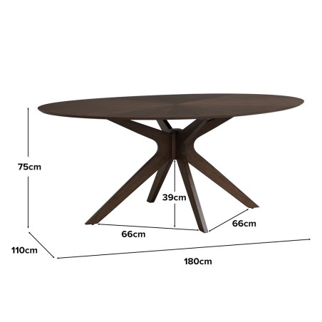 CATHAL Oval Dining Table