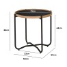 TARIQ Round Side Table