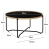 TARIQ Round Coffee Table