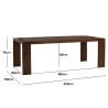 CARLSON Dining Table - JIJI.SG