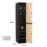 OPTIMUS PVC Slim Wardrobe Cabinet Locker - JIJI.SG
