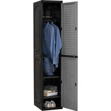 OPTIMUS PVC Slim Wardrobe Cabinet Locker