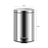 HLWB-02 Pedal Waste Bin - JIJI.SG
