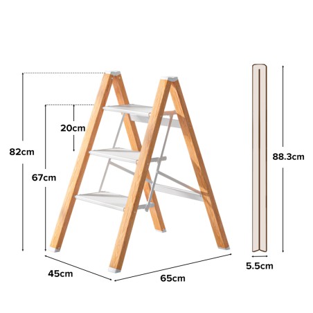 YLVA Aluminium Step Ladder