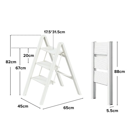 TORE Aluminium Step Ladder