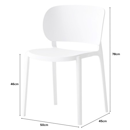 ZURIE Chair, Stackable