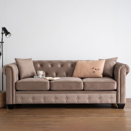 CURT 3 Seater Chesterfield Sofa