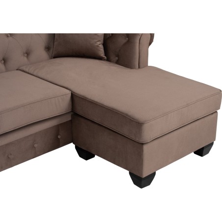 CURT L-Shaped Chesterfield Sofa