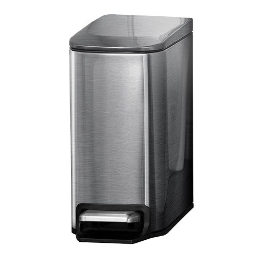 DAMIEN Soft Closing Waste Steel Slim Bin - JIJI.SG